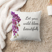 Roze orchidee Waterverf Kussen (Deken)
