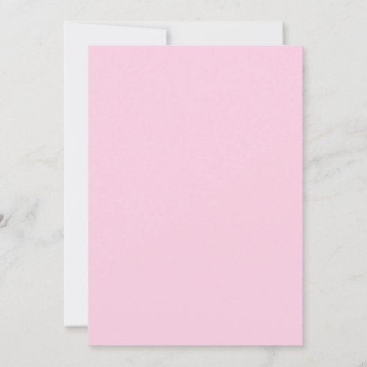 Roze orchidee Waterverf plastic sparen de Datum Save The Date (Achterkant)