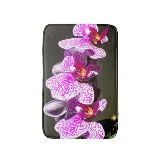 Roze orchideeën badmat (Voorkant Verticaal)