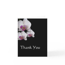 Roze Orchideeën Bedankbrief