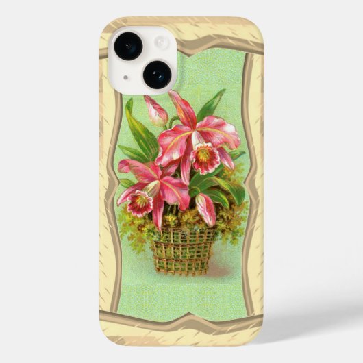 Roze Orchideeën Bloemen Case-Mate iPhone Case (Achterkant)