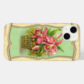 Roze Orchideeën Bloemen Case-Mate iPhone Case (Achterkant (horizontaal))