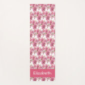 Roze Orchideeën Bloemen Yoga Mat (Voorkant)