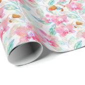 Roze orchideeën. cadeaupapier (Rol Hoek)