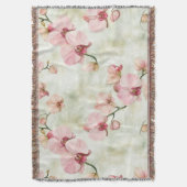  roze orchideeën deken (Voorkant Verticaal)