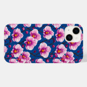 Roze Orchideeën Elegant Bloemig Vrouwelijk Design Case-Mate iPhone Case (Achterkant (horizontaal))
