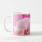 Roze Orchideeën “Happy Pasen” Mok (Links)