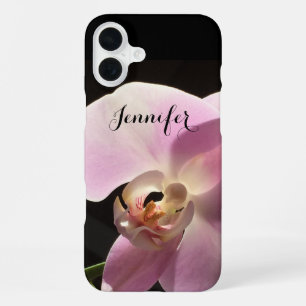 Roze Orchideeën Hoesje Mobiele Telefoon Hoesje iPh iPhone 16 Plus Hoesje