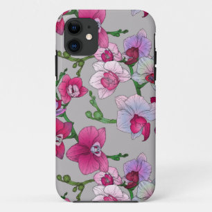 Roze orchideeën in Bloom Case-Mate iPhone Case