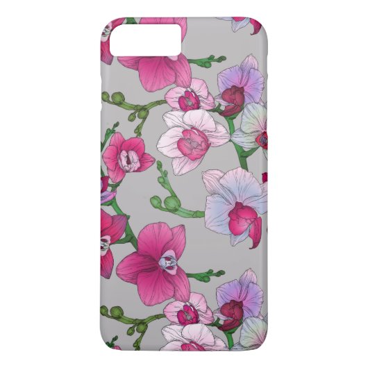 Roze orchideeën in Bloom Case-Mate iPhone Case (Achterkant)