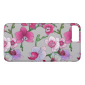 Roze orchideeën in Bloom Case-Mate iPhone Case (Achterkant (Horizontaal))