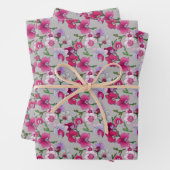 Roze orchideeën in Bloom Inpakpapier Vel (In situ)