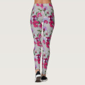 Roze orchideeën in Bloom Leggings (Achterkant)