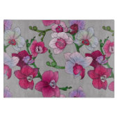 Roze orchideeën in Bloom Snijplank (Voorkant)