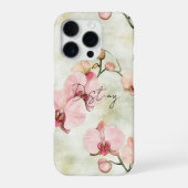  roze orchideeën iPhone hoesje (Achterkant)