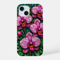 🌸Roze Orchideeën iPhone Hoesje Bloemige Kunst Voo