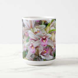 Roze Orchideeën Koffiemok