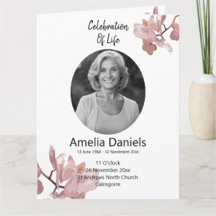 Roze Orchideeën Levensviering Programma