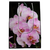 Roze orchideeën medium cadeauzakje (Achterkant)