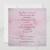 Roze Orchideeën met Vlinder Kaart (Achterkant)