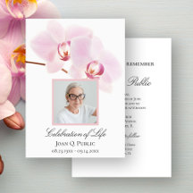 Roze Orchideeën op Witte Viering van het Leven