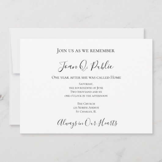 Roze orchideeën over de uitnodiging tot het Jubile (Achterkant)