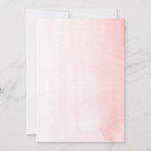 Roze orchideeën Pampas Grass Baby shower Sprinkle Kaart (Achterkant)