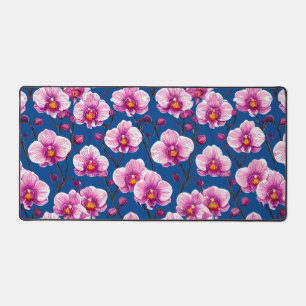 Roze Orchideeën patroon Bureaumat