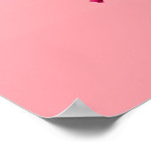 Roze orchideeën Poster (Hoek)