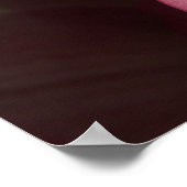 Roze orchideeën poster (Hoek)