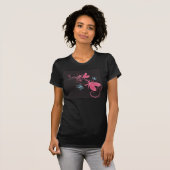 Roze orchideeën Shirt (Voorkant volledig)