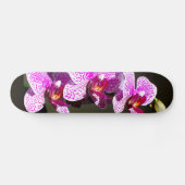 Roze orchideeën skateboard (Horizontaal)