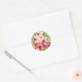 Roze orchideeën - Sticker (Envelop)