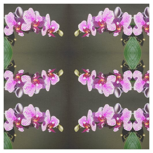 Roze orchideeën stof (Swatch)