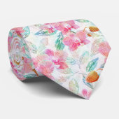 Roze orchideeën. stropdas (Opgerold)