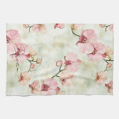  roze orchideeën theedoek (Horizontaal)