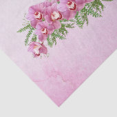 roze orchideeën tissuepapier (Detail)