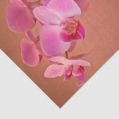 Roze orchideeën tissuepapier (Detail)