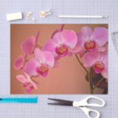 Roze orchideeën tissuepapier (Craft)