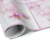 Roze Orchideeënbloesems Cadeaupapier (Rol Hoek)