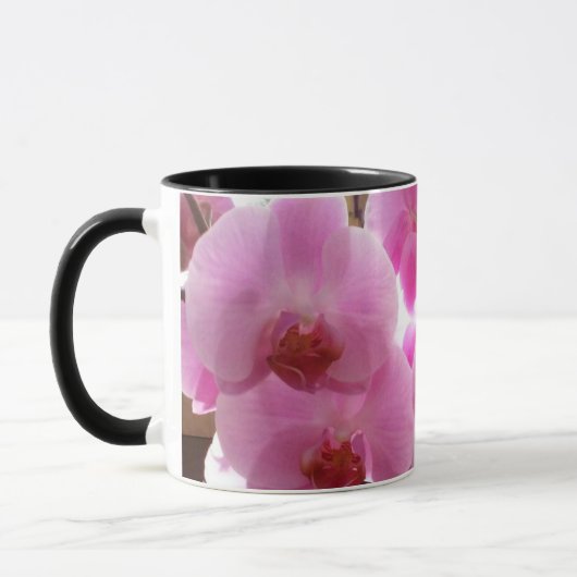 Roze Orchids Flowers Mok (Links)