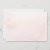 Roze Orchids Pampas Grass Shower Dank u Bedankkaart (Achterkant)