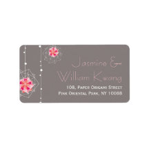 Roze Origami Hanging Ornament Lights Asian Wedding