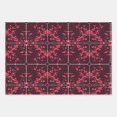 Roze Origami Kraan Kersenbloesem Wrapping Papier Inpakpapier Vel (Voorkant)