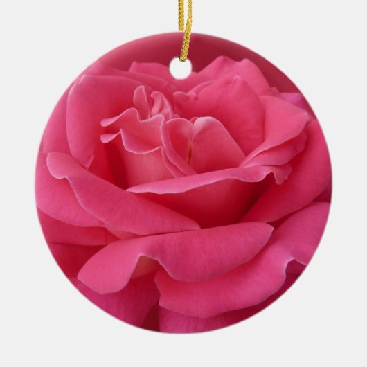 Roze Ornament Gepersonaliseerde Roos Decoraties (Voorkant)