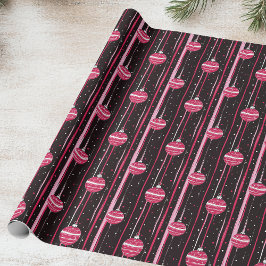 Roze Ornament thema Cadeaupapier