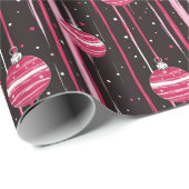 Roze Ornament thema Cadeaupapier (Rol Hoek)