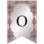 Roze Ornamental Bunting Flag Vlaggetjes (Tweede vlag)