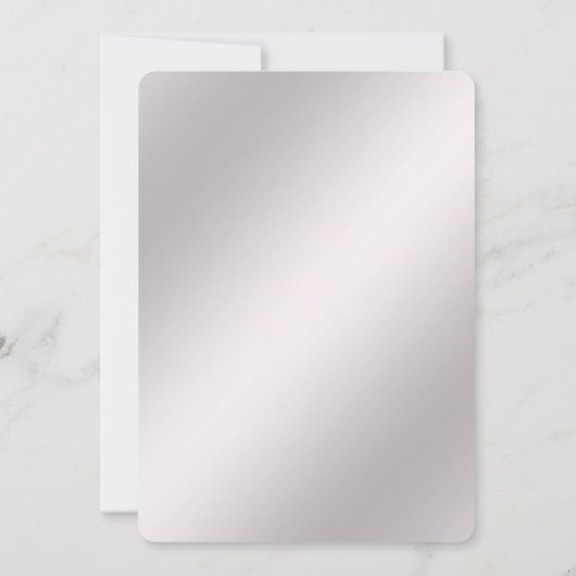 Roze Ornamental Verloving Invitation Kaart (Achterkant)