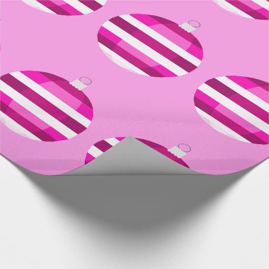 Roze Ornamenten inpakpapier (Hoek)